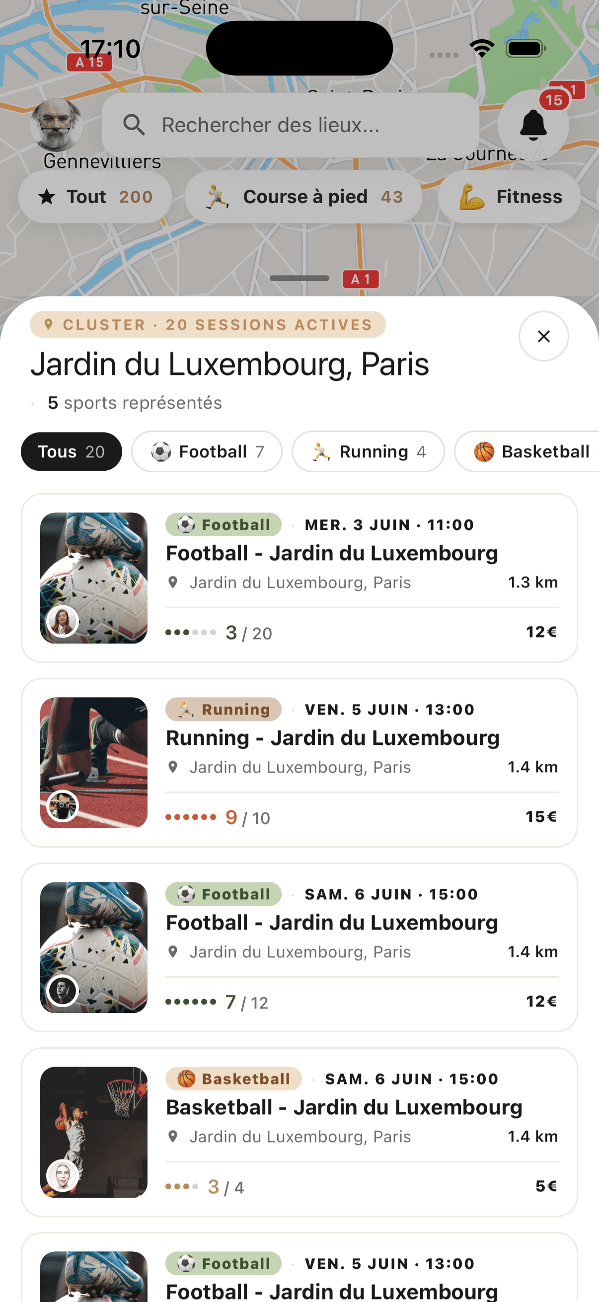 Une place, un organisateur, un clic